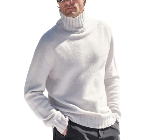 Men's Cashmere Turtleneck Sweater