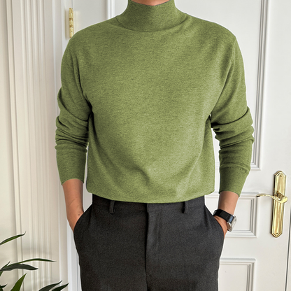 Men's Basic Bottom Cashmere Sweater (NEW)