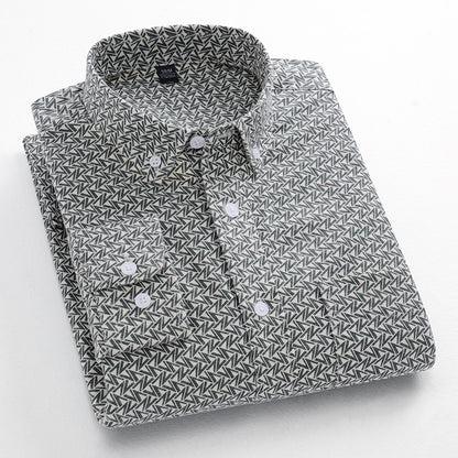 Men's cotton printed shirt