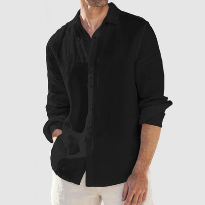 Men's Beach Casual Cotton Shirt