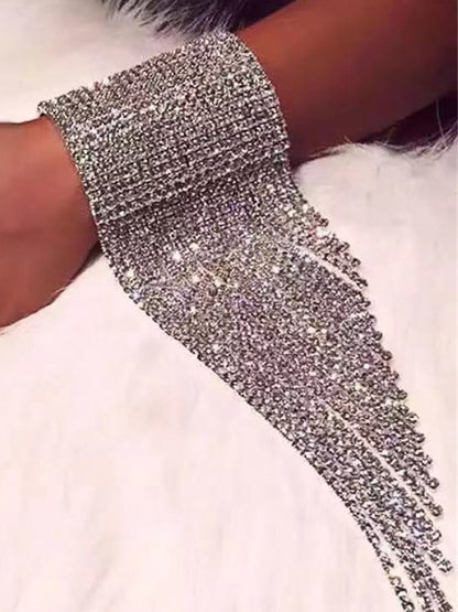 Women's Tassel Rhinestone Bracelet