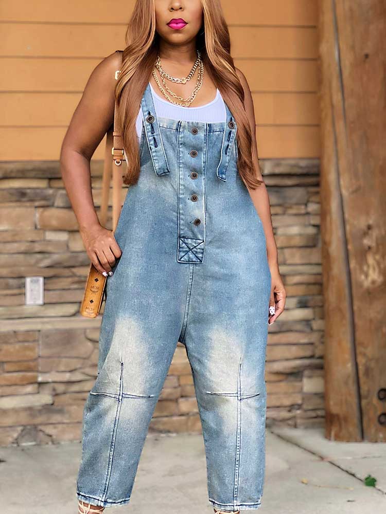 Vintage Denim Overalls