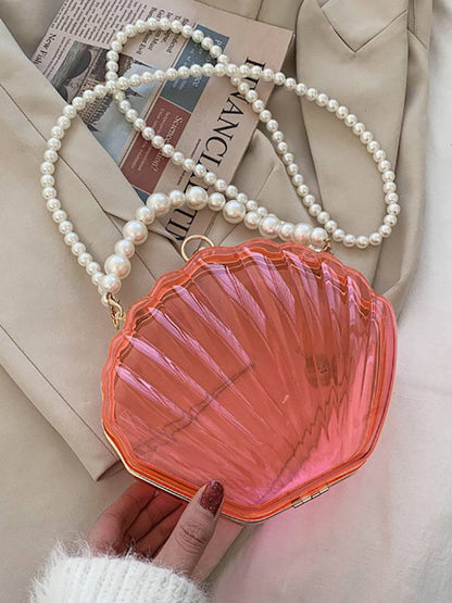 Women's Pearl Decor Dome Bag