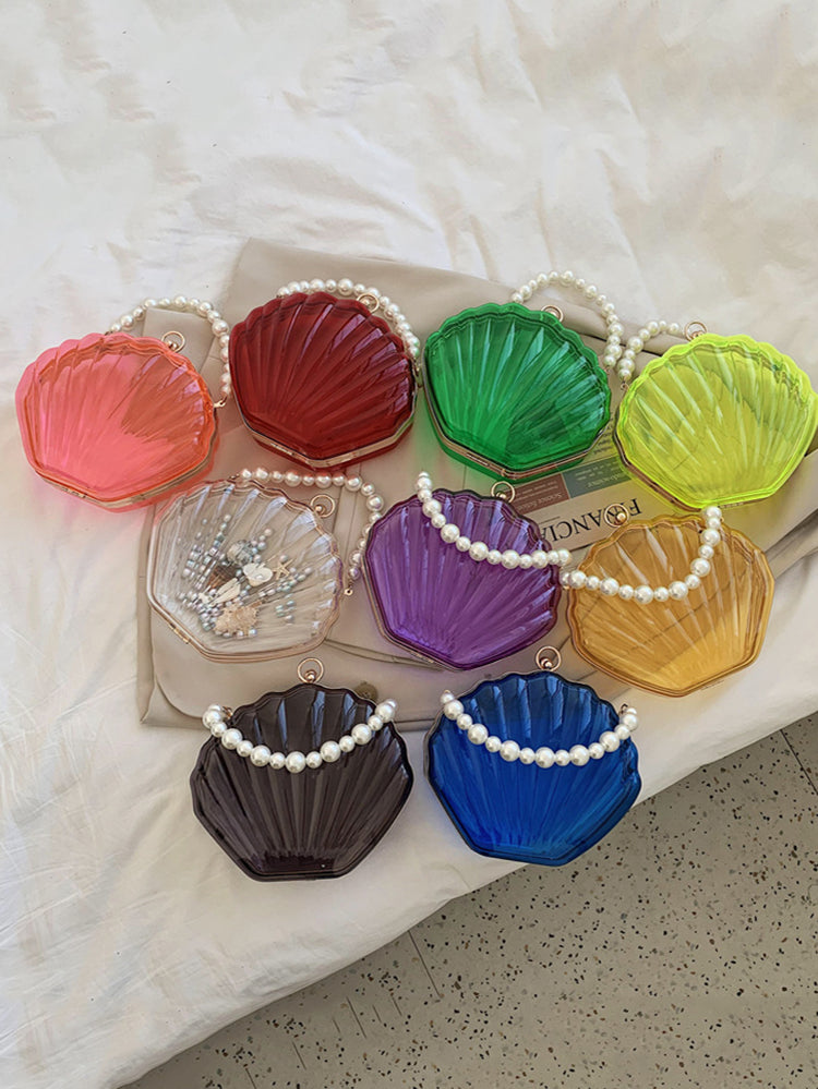 Women's Pearl Decor Dome Bag