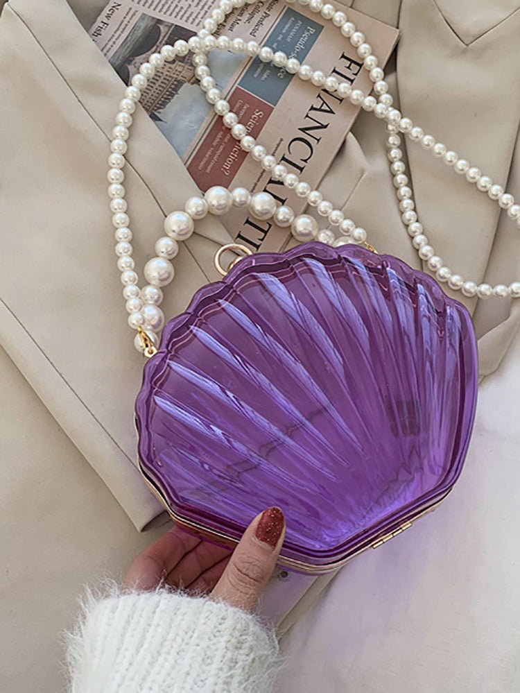 Women's Pearl Decor Dome Bag