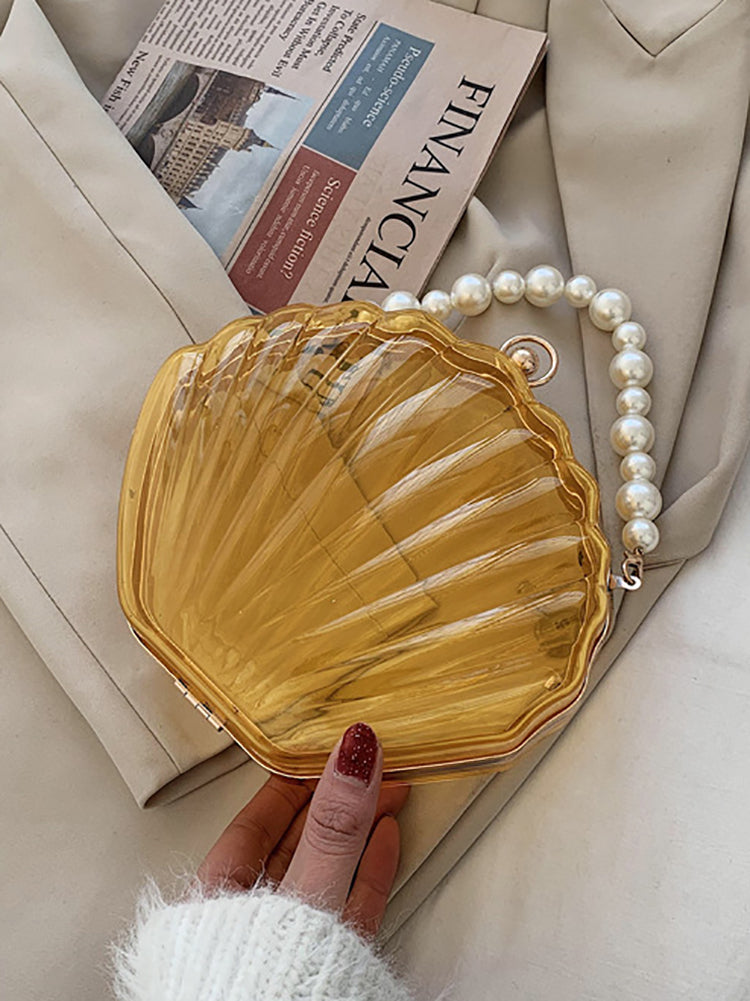 Women's Pearl Decor Dome Bag