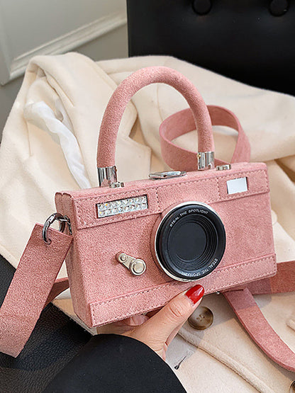 Women's Camera Design Box Bag