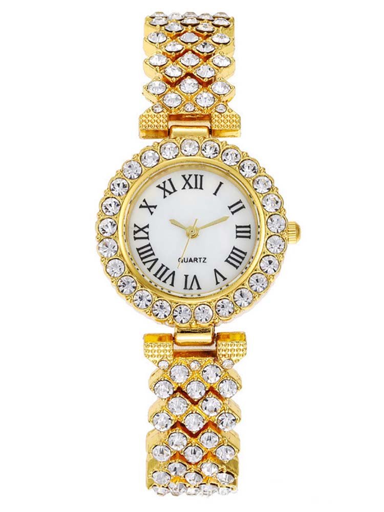 Women's Rhinestone Watches Bracelet Set