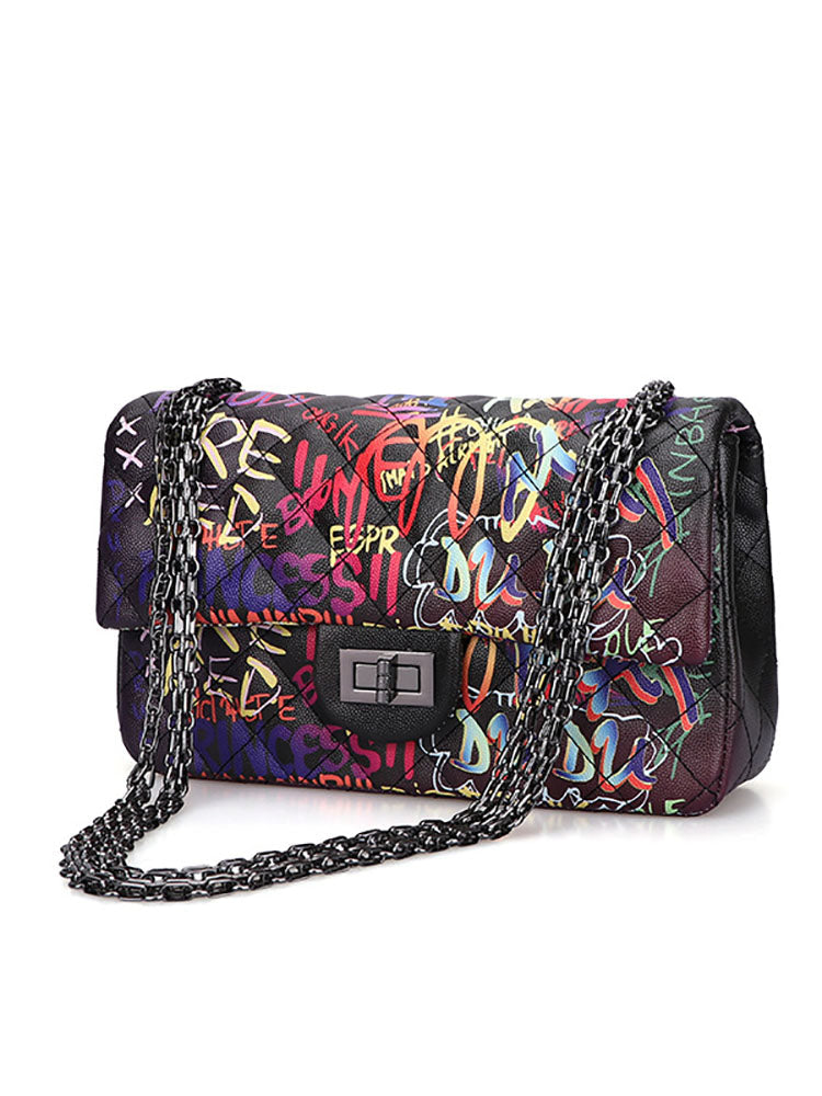 Women's Graffiti Crossbody Bag