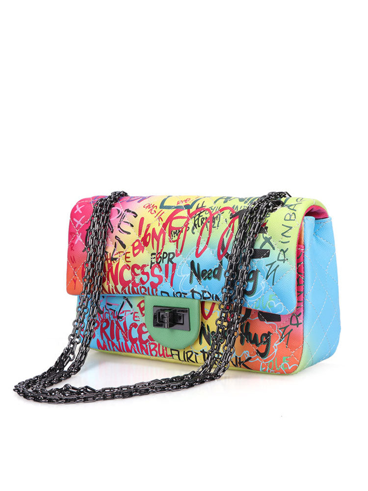 Women's Graffiti Crossbody Bag