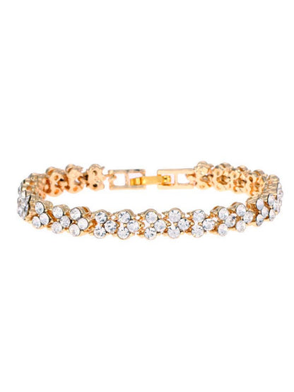 Women's Rhinestone Watches Bracelet Set