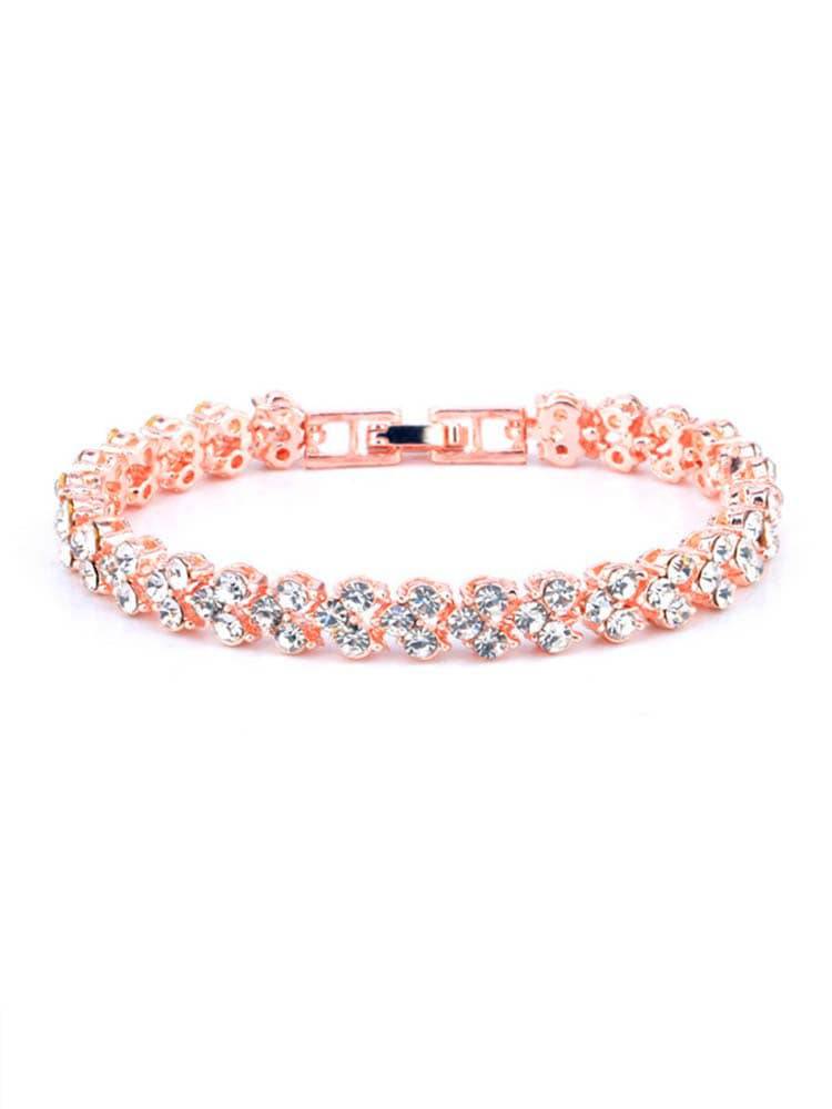 Women's Rhinestone Watches Bracelet Set