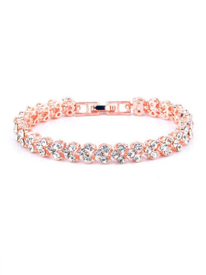 Women's Rhinestone Watches Bracelet Set
