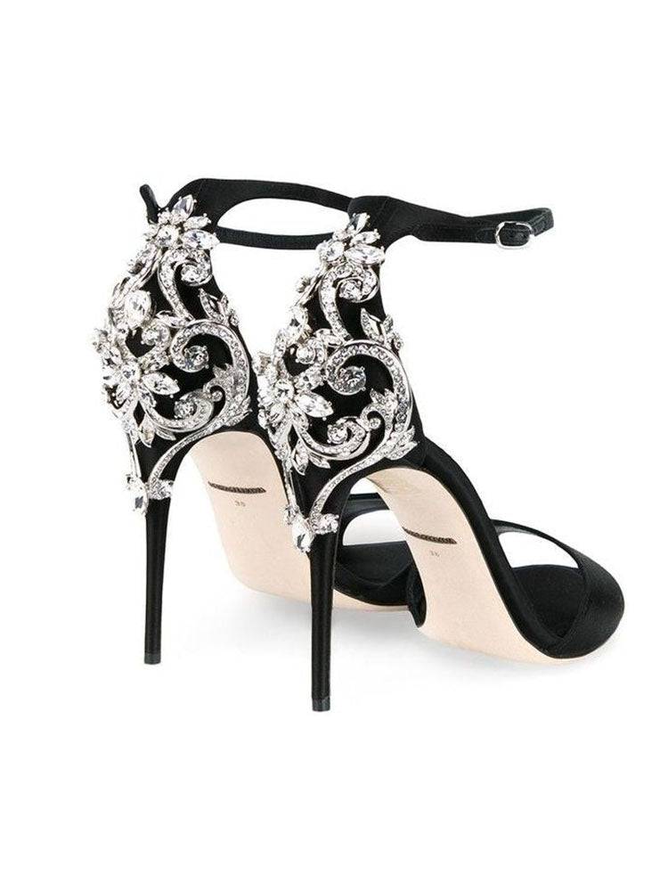 Women's Rhinestone Party High Heel Sandals