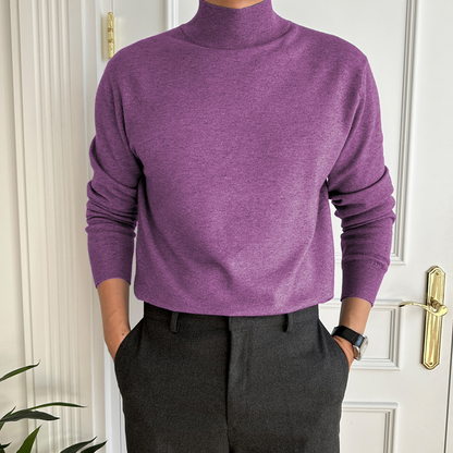 Men's Basic Bottom Cashmere Sweater (NEW)