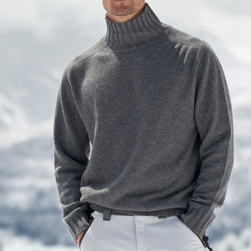 Men's Cashmere Turtleneck Sweater