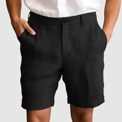 Gentleman's Casual Cotton Linen Shorts