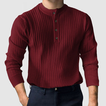 Gentleman's Casual Henley Shirt