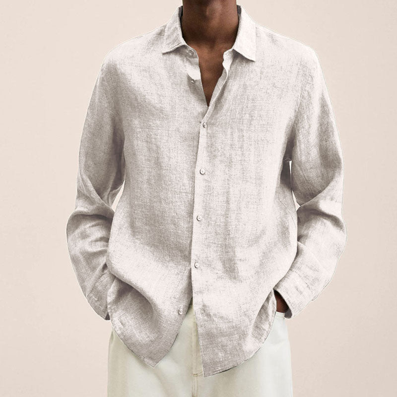 Men's Linen Long Sleeve Shirts