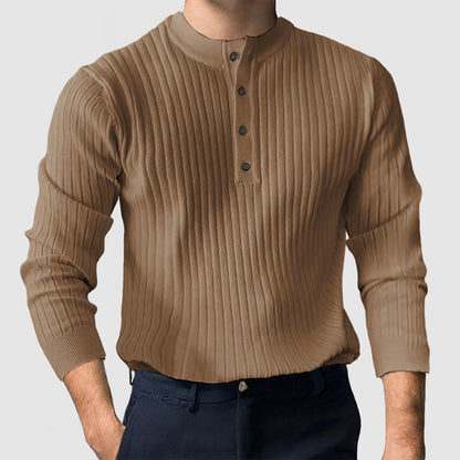 Gentleman's Casual Henley Shirt