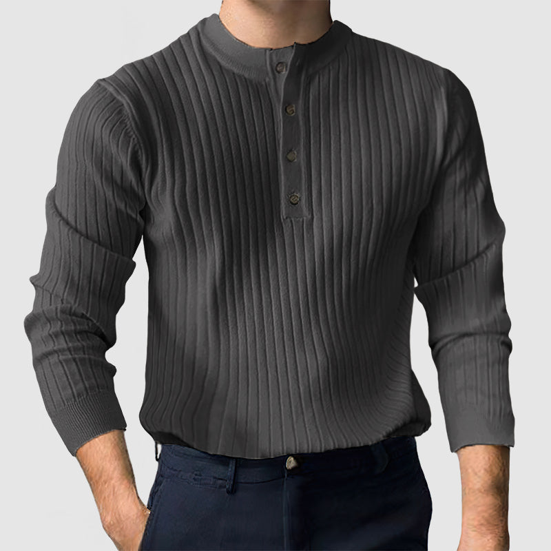 Gentleman's Casual Henley Shirt