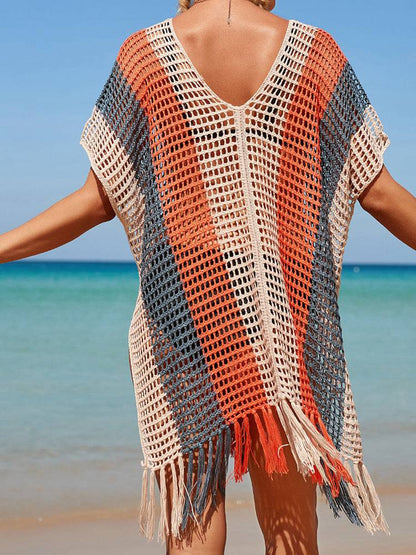 Tassel Cutout Swimwear Cover Up