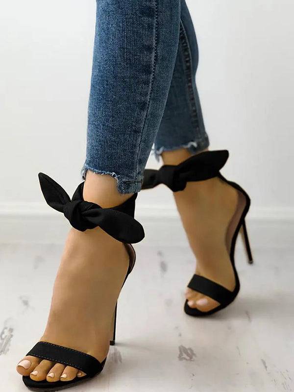 Tied Detail Stiletto Heels